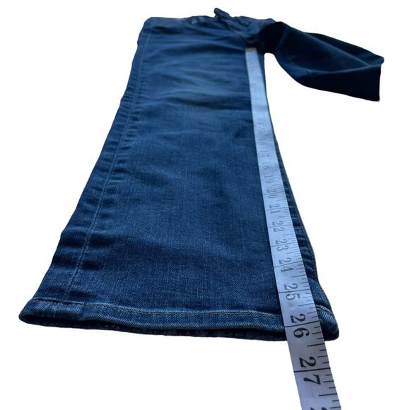 Women's Good American Good Straight Leg Denim High Rise Distressed Jeans sz 25 - Picture 11 of 11